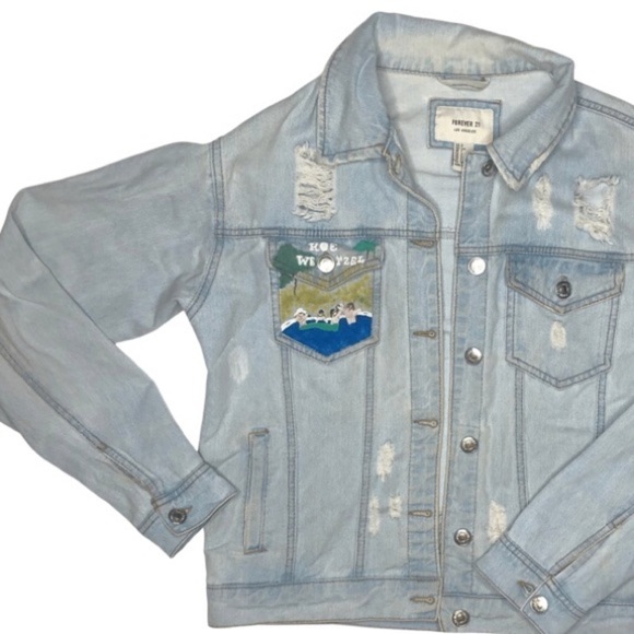 Tyler Childers Custom Painted Jean Jacket Women’s Sz Small - Picture 4 of 9